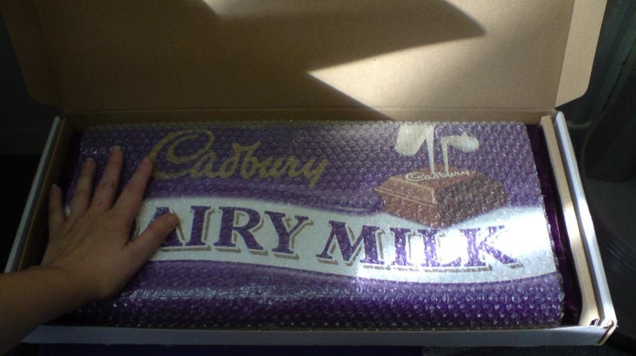 FOODSTUFF FINDS Cadbury's Dairy Milk 5kg bar!