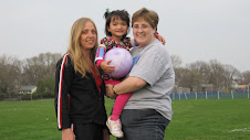 With Aunt Mo at the ball field