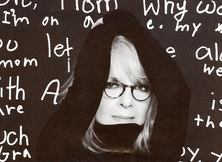 Diane Keaton Great Eyeglasses Content in a Cottage