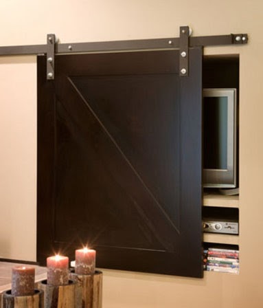 Were Building A Barn Door Hidden Sliding Tv Barn Door Set