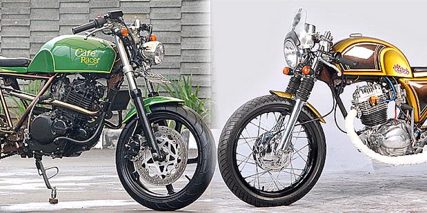 Modifikasi Suzuki Thunder - New School Modern Cafe Racer 2011 title=