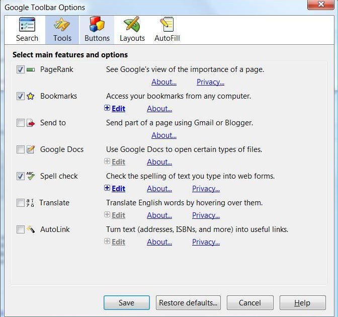 Best Useful Toolbar for Browser Google Toolbar