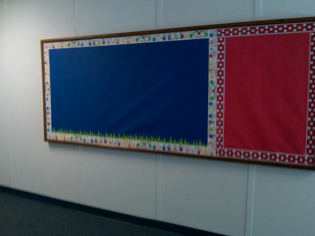 pre k bulletin boards. The red side of the ulletin