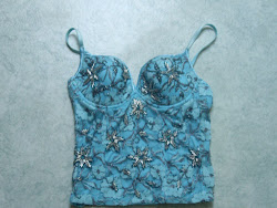 Bustier turquoise
