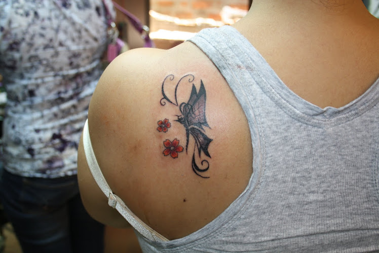 best tattoo studios in bangalore. junior tattoos Bangalore Butterfly tattoo