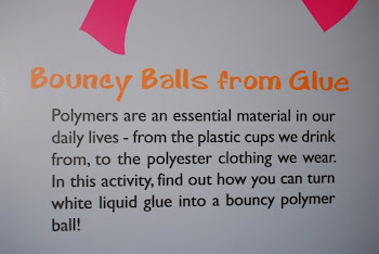 Bouncy balls from glue