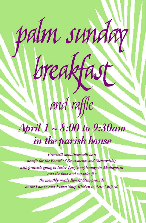 palm sunday breakfast