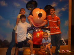 Kids with Mickey