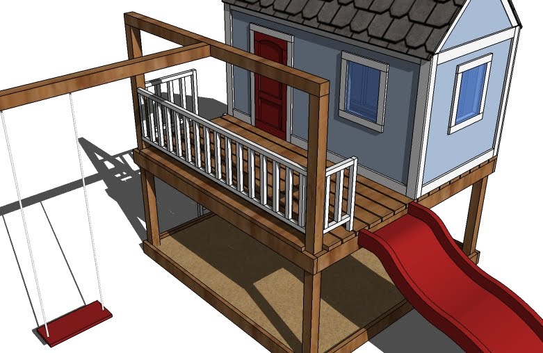 Ana White Playhouse Gable End Walls DIY Projects