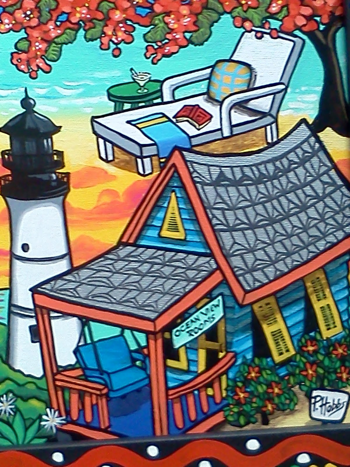 PAM HOBBS Painting, Cooking and living in the Florida Keys Two new