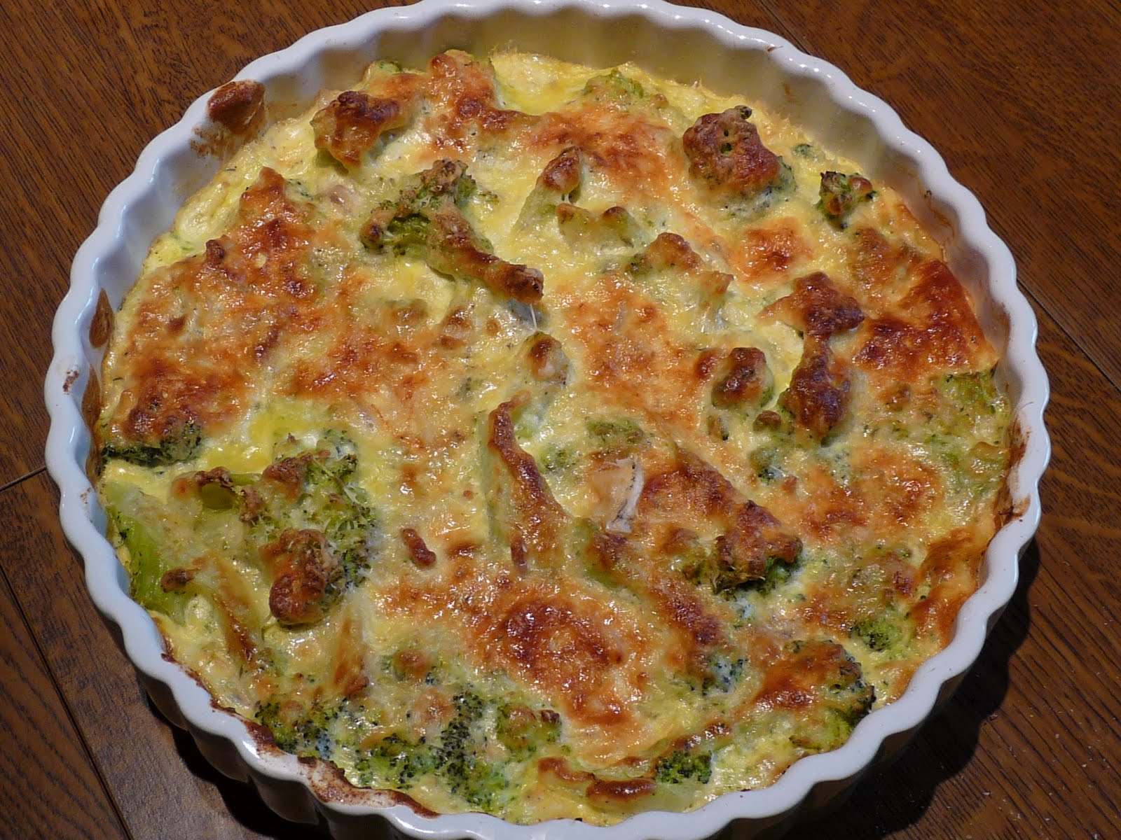 NOTRE ATELIER Gratin de brocoli à la brousse