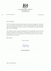 The Prime Minister's letter