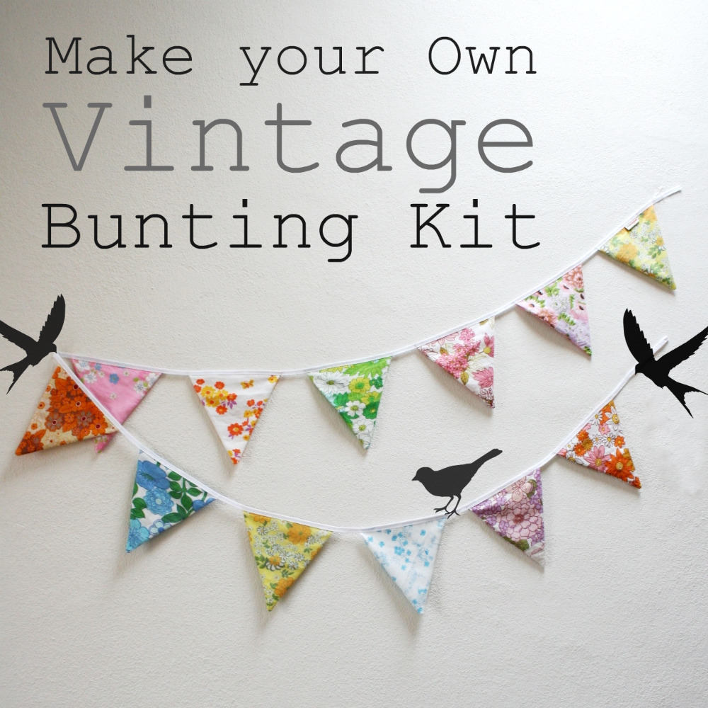 The Haby Goddess Vintage Bunting DIY Kit