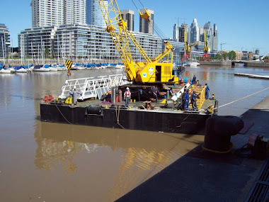 Coordinacion de maniobas. Obra para el YACHT CLUB PUERTO MADERO