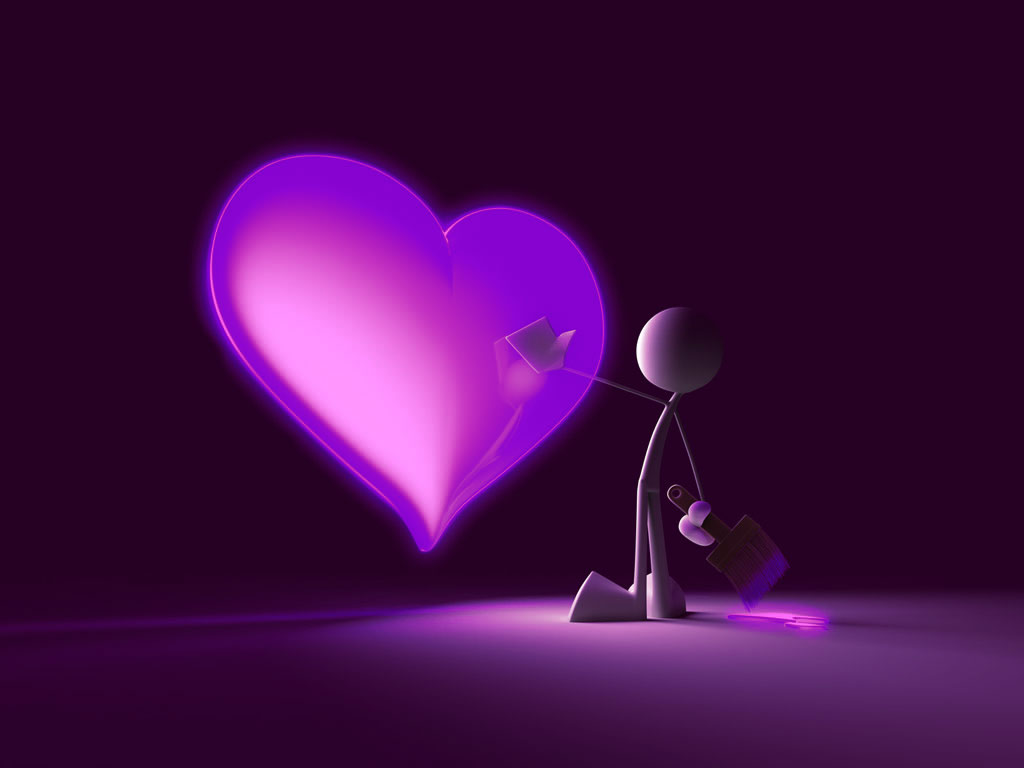 Free Wallpaper Love Beautiful Illustration of Hearts | Desktop Wallpaper