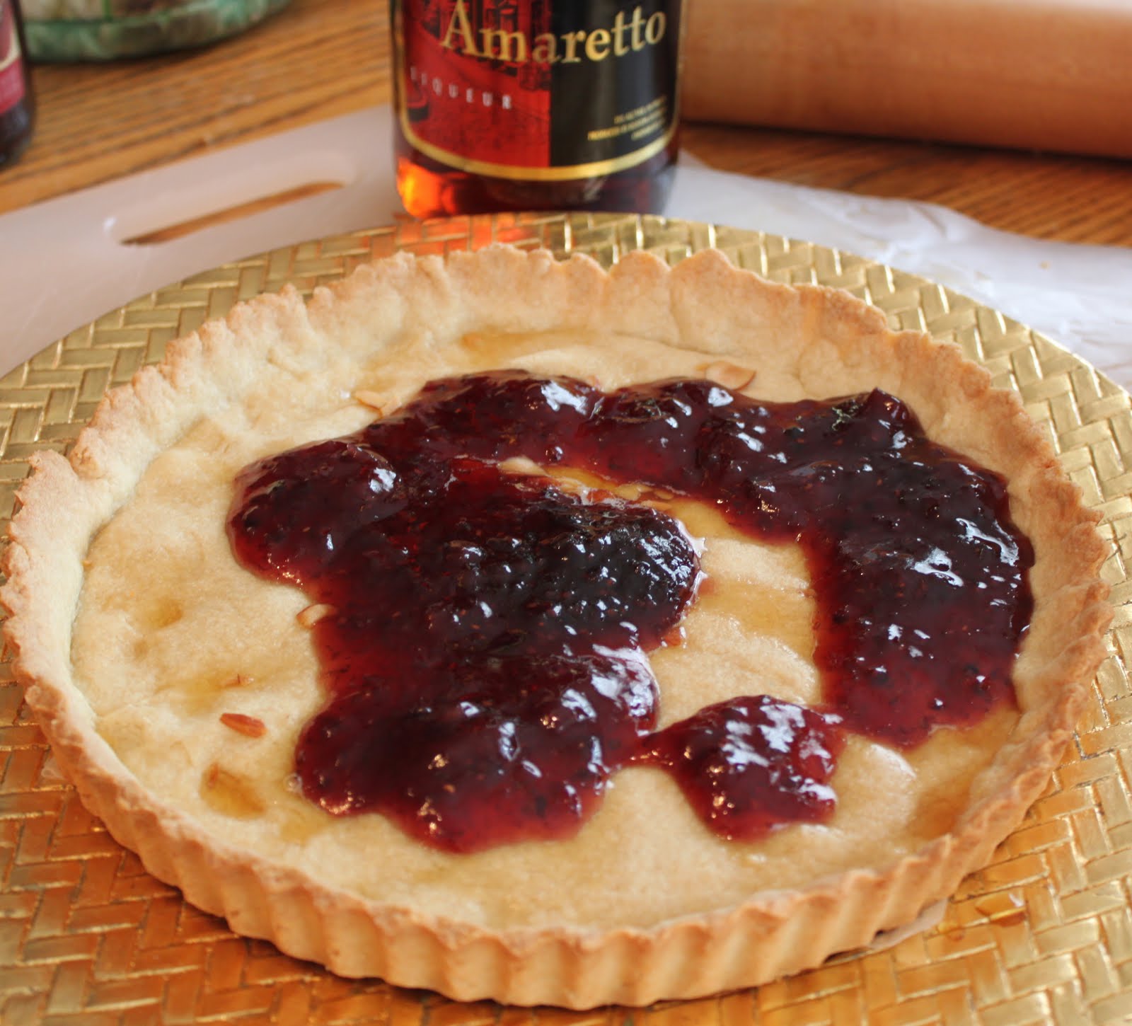 Amaretto Strawberry Italian Cream Tart What's Cookin' Italian Style Cuisine
