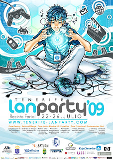 Cartel Tenerife Lan Party 2009