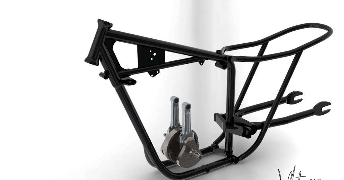 Triumph Basket Case Cad Model