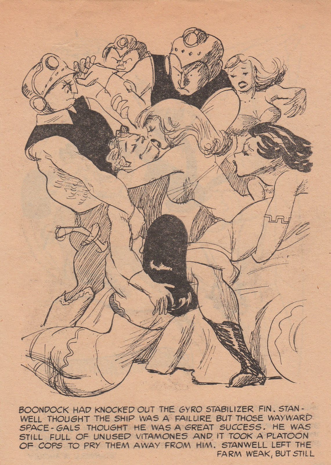 Vic Martin Curvy Cartoon