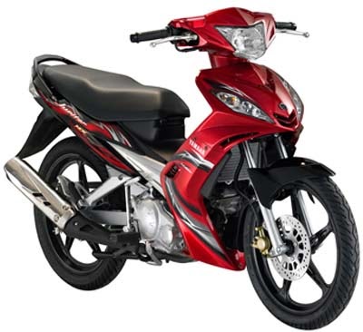 Gambar foto sepeda motor Yamaha Jupiter Mx 135 cw red color is good if