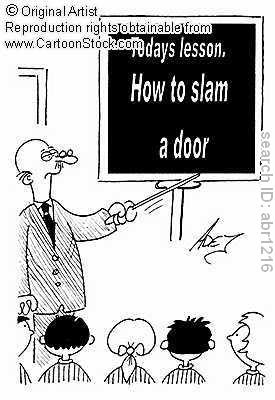 slam door