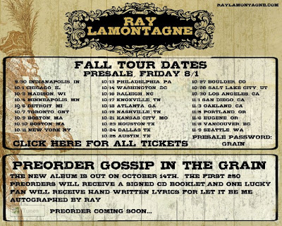 Ray Lamontagne Tour Memphis Ray Lamontagne Tour Memphis