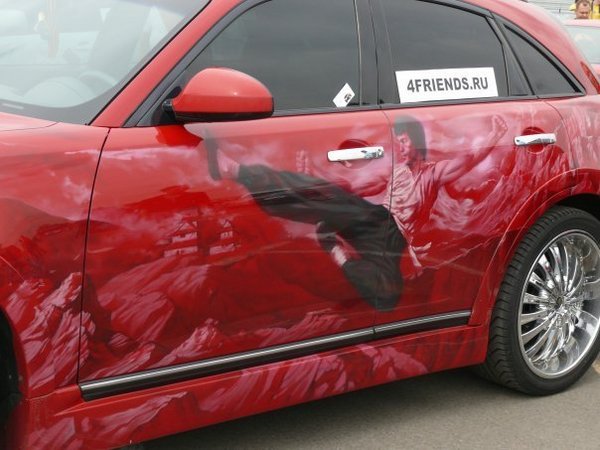 art paint, sport car