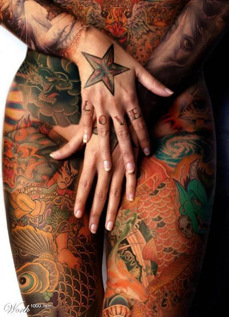 The Yakuza are famous for their tattooed body suits and missing fingers.