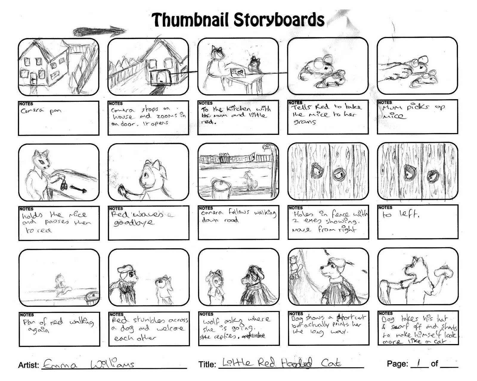 Advert Storyboard Examples