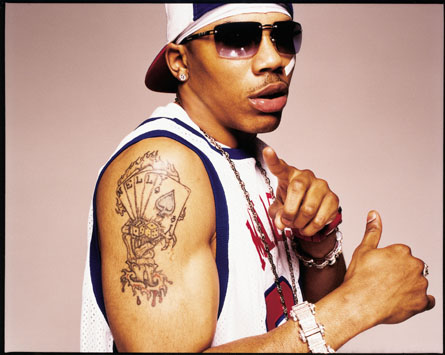 nelly tattoo. nelly hard on