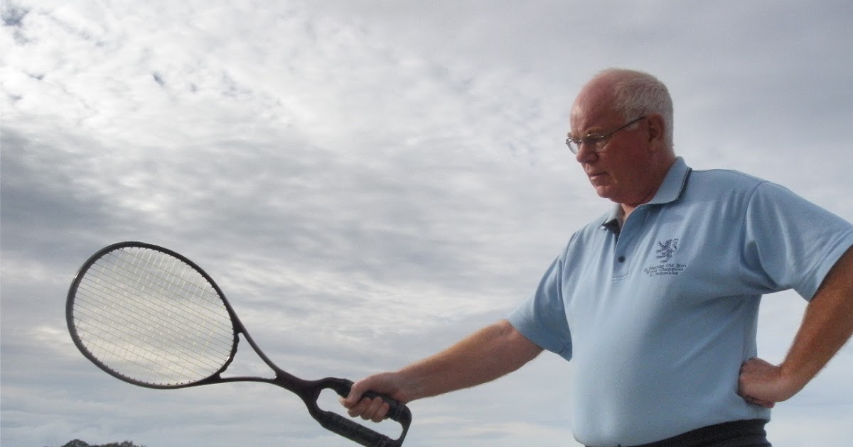 Frequent Flyer Club Bou Kheir double handled tennis racquet 'Handler'