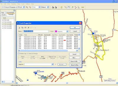 Raub-Krau Map