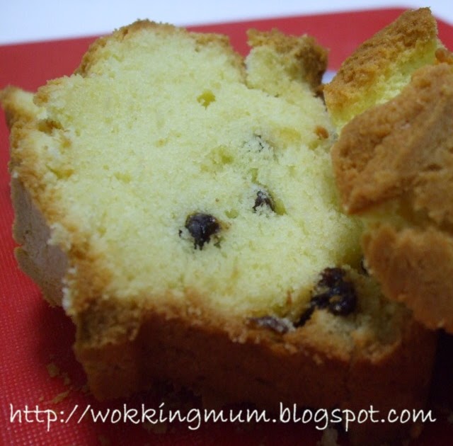 Let's get Wokking! Raisin Butter Cake Singapore Food Blog on easy