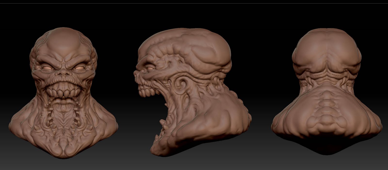 creature bust