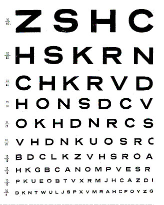 Eye Chart Used At Dmv