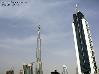dubai tower 2009. Burj Dubai and The Millenium