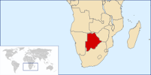 Botswana Location
