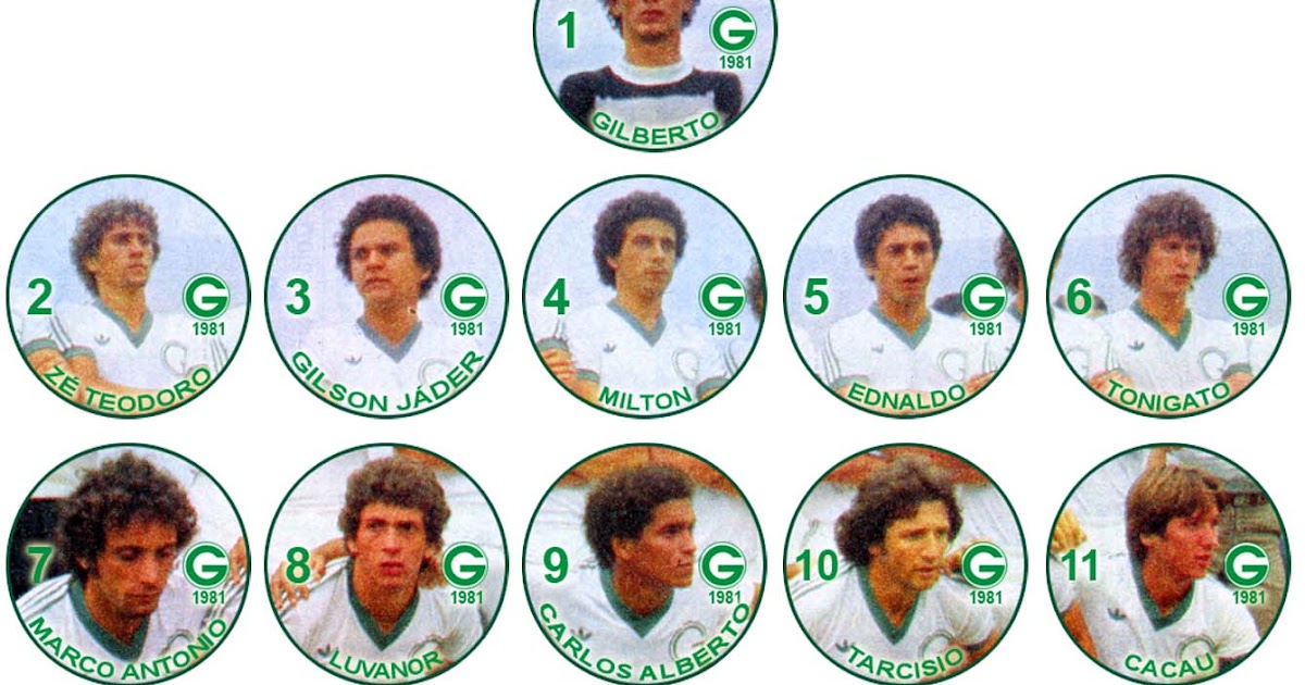 Tribuna do Botão: GOIÁS-GO 1981 - BICAMPEÃO GOIANO