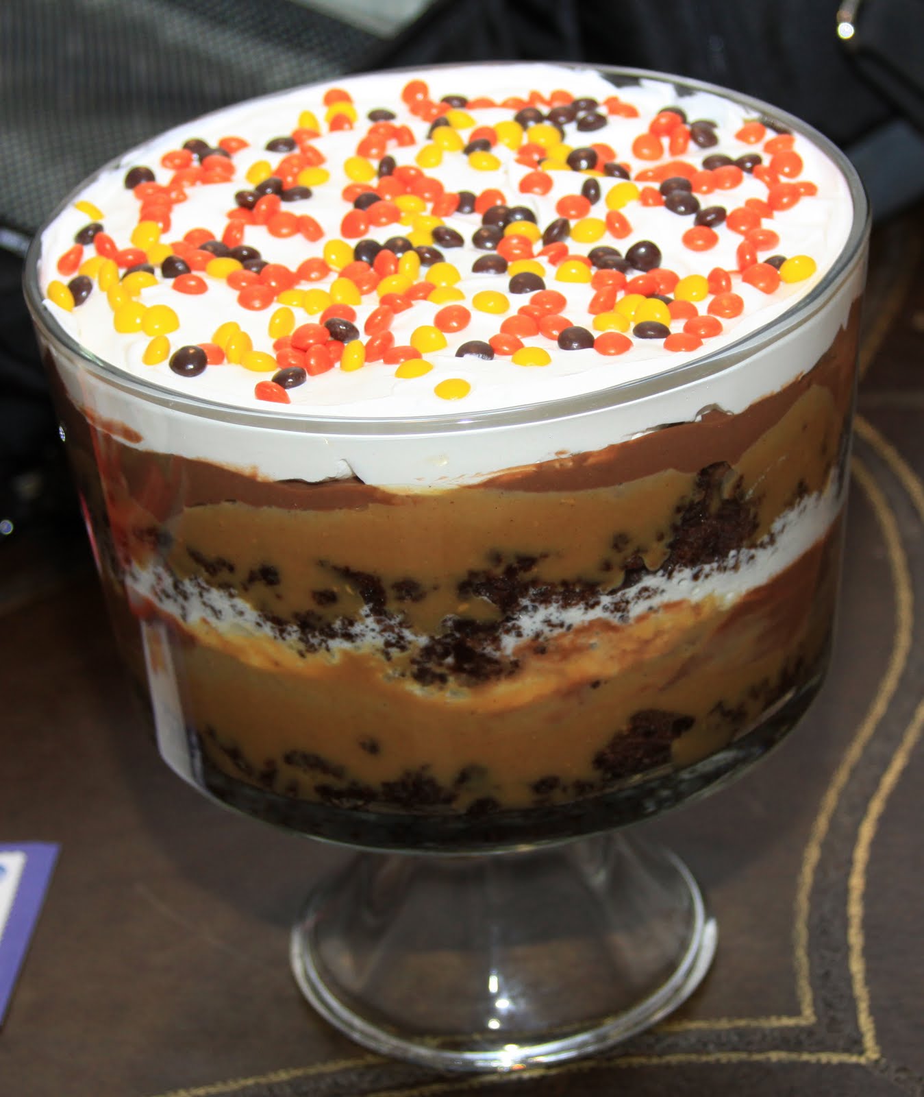 LSU Cajun Girl Chocolate Peanut Butter Trifle