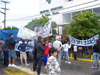 Marcha en reclamo de una mejor sistema de salud 5 marcha+2