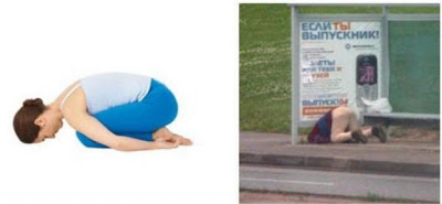 Postura yoga Balasana
