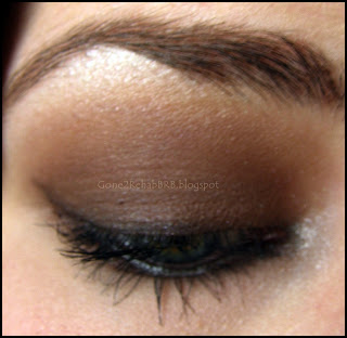 IsaDora Classic Brown a chocolate brown smokey eyes with a bit of sparkle
