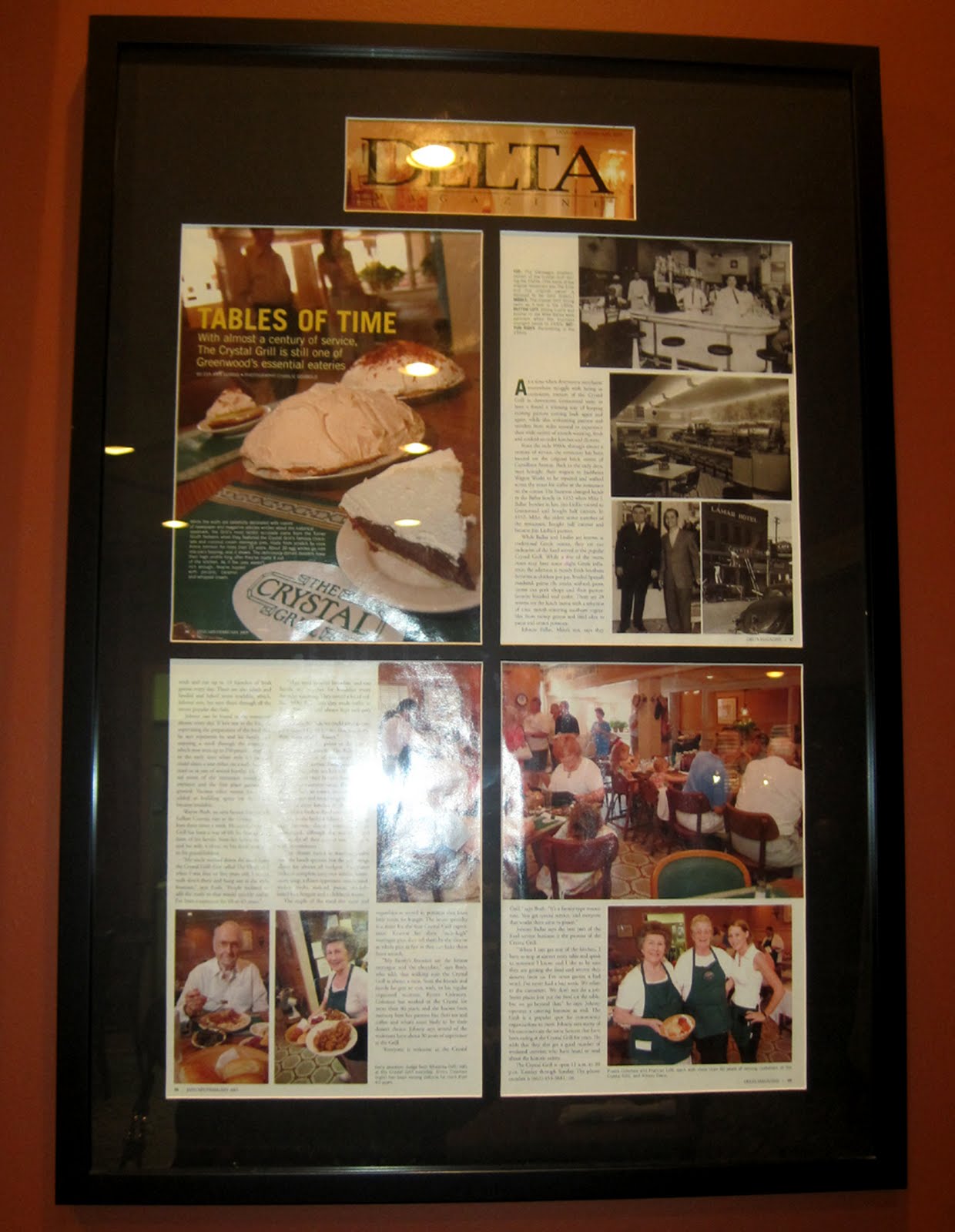 A Mcinnis Artworks * Restaurant Review Crystal Grill in Greenwood, MS