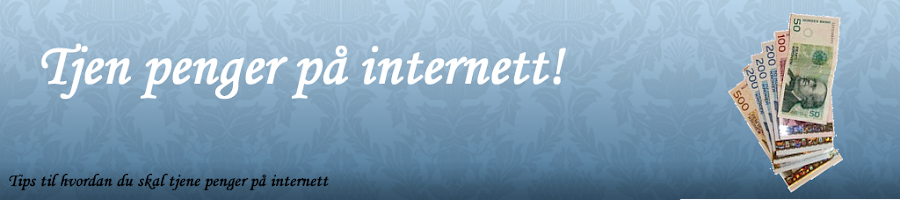 TJEN PENGER PÅ INTERNET