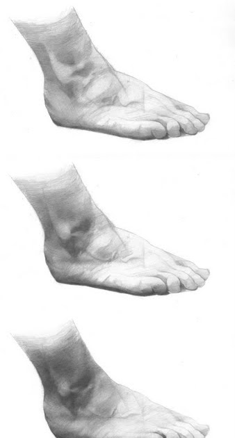 رسمتي الرسم بالرصاص رسم قدم طريقة رسم القدم الرسم بالرصاص