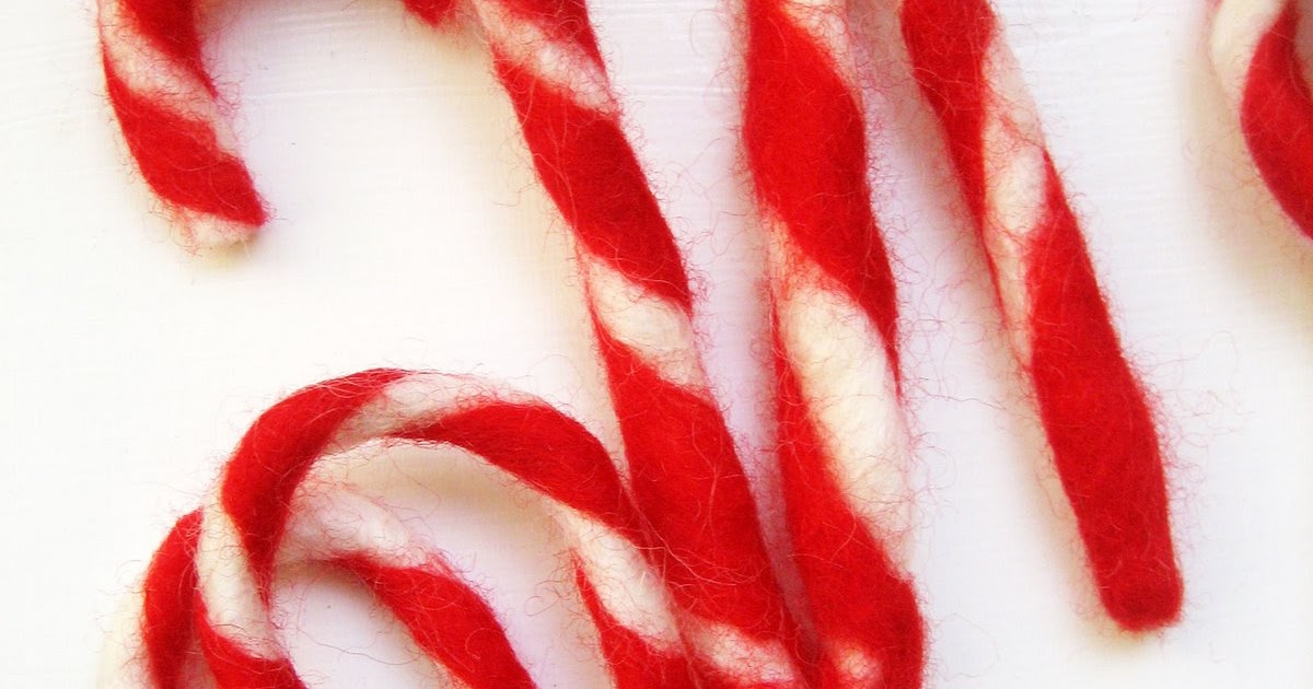 felt cafe felt candy cane tutorial