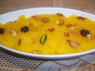 Rava Kesari Bath