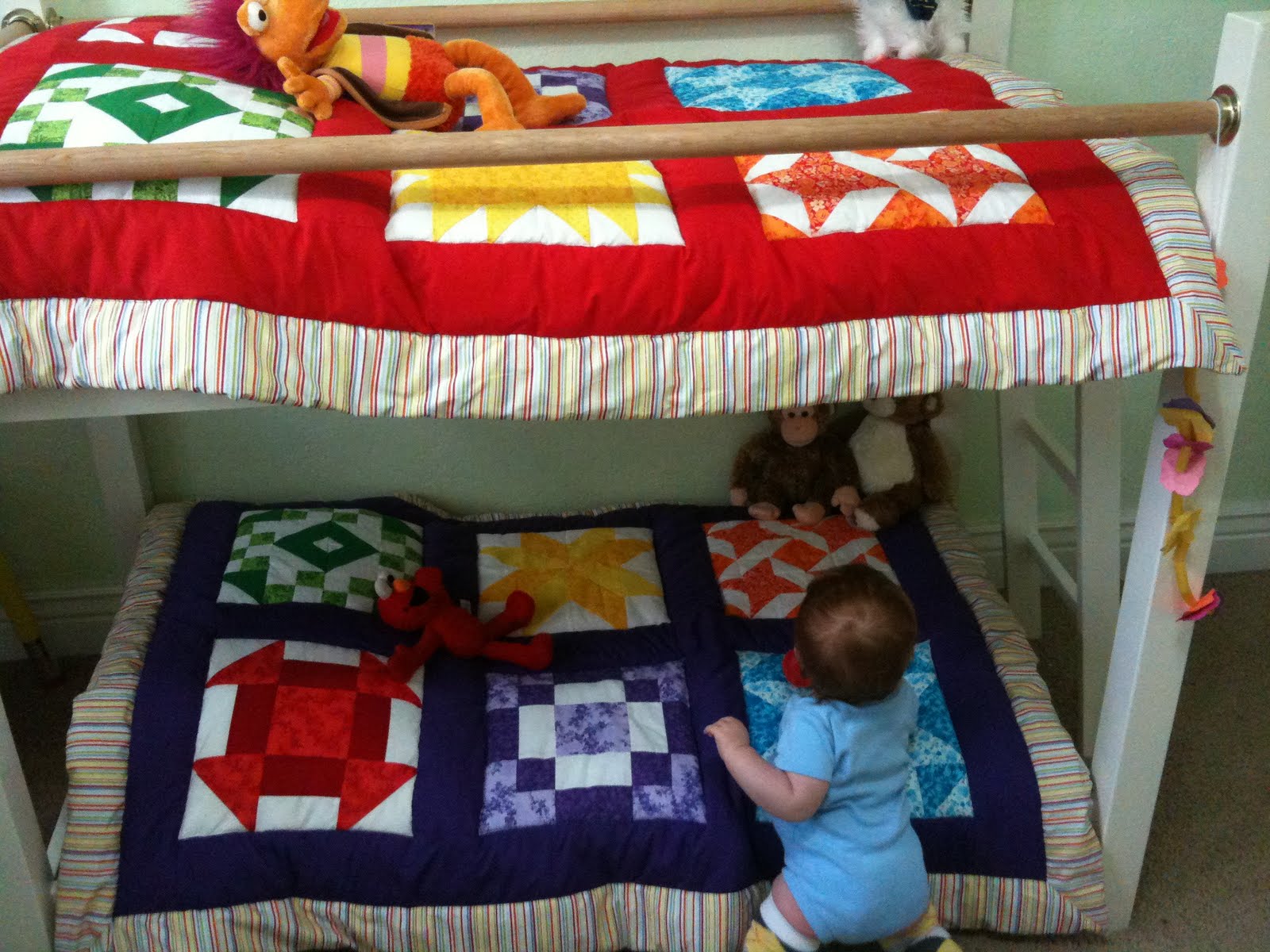 I'm Thinking... Toddler Quilts FINALLY Finished!