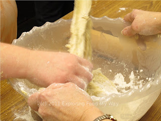 Kneading the Dough by Pulling It