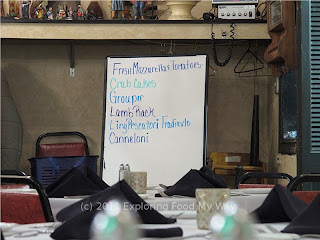 Daily Specials Menu